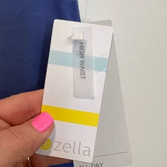 Zella Girl’s Leggings Blue Marlin - Picture 6 of 8